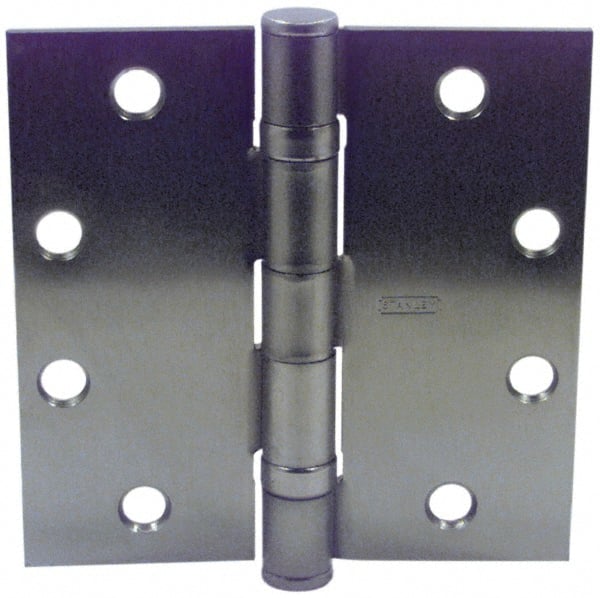 Stanley - 4-1/2" Long x 4-1/2" Wide Steel Full Surface Commercial Hinge - Top Tool & Supply