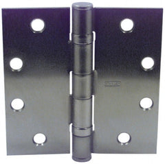 Stanley - 4-1/2" Long x 4-1/2" Wide Steel Full Surface Commercial Hinge - Top Tool & Supply