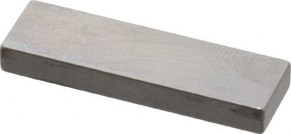 Mitutoyo - 0.139" Rectangular Steel Gage Block - Accuracy Grade 0, Includes Certificate of Inspection - Top Tool & Supply