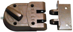 Yale - 1-1/8 to 2-1/4" Door Thickness, Brass Lacquer Finish, Jimmy Proof Rim Deadbolt - Rim Cylinder - Top Tool & Supply