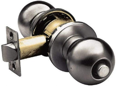 Yale - 1-3/8" Door Thickness, Stainless Steel Dummy Knob Lockset - 2-3/4" Back Set, 2 Cylinder - Top Tool & Supply