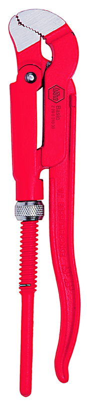 1" Pipe Capacity - 12.6" OAL - Wrench Narrow Style S-Jaw - Top Tool & Supply