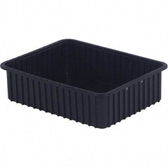 LEWISBins+ - 17-3/8" Wide x 6" High, Black Bin Divider Box - Use with DV1760 Short, DV2260 Long - Top Tool & Supply