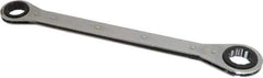 Lang - 1" x 1-1/16" 12 Point Ratcheting Box Wrench - Double End, 15" OAL, Steel - Top Tool & Supply