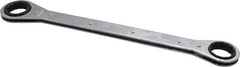 Lang - 1-1/8" x 1-3/16" 12 Point Ratcheting Box Wrench - Double End, 15" OAL, Steel - Top Tool & Supply