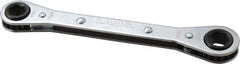 Lang - 11mm x 13mm 6 Point Ratcheting Box Wrench - Double End, 6-7/8" OAL, Steel - Top Tool & Supply