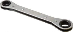 Lang - 15mm x 17mm 12 Point Ratcheting Box Wrench - Double End, 8-1/8" OAL, Steel - Top Tool & Supply