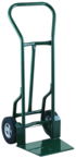 Shovel Nose Fright, Dock and Warehouse 900 lb Capacity Hand Truck - 1- 1/4" Tubular steel frame robotically welded - 1/4" High strength tapered steel base plate -- 10" Solid Rubber wheels - Top Tool & Supply