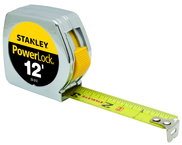 STANLEY® PowerLock® Metal Case Tape Measure 3/4" x 12' - Top Tool & Supply