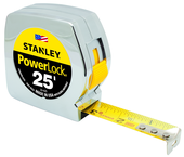 STANLEY® PowerLock® Classic Tape Measure 1" x 25' - Top Tool & Supply