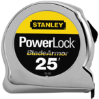 STANLEY® PowerLock® Tape Measure with BladeArmor® Coating 1" x 25' - Top Tool & Supply