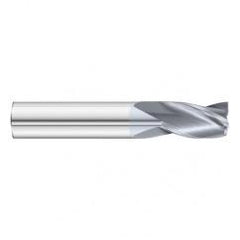 1" Dia. x 4 Overall Length 3-Flute Square End Solid Carbide SE End Mill-Round Shank-Center Cut-TiCN - Top Tool & Supply