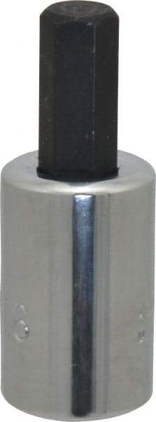 Proto - 3/8" Drive, 5/16" Hex Bit Socket - 1-13/16" OAL, 3/4" Bit Length - Top Tool & Supply