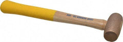 Cook Hammer - 1 Lb Head Nonsparking Mallet - 12" OAL, Wood Handle - Top Tool & Supply