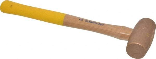 Cook Hammer - 4 Lb Head Nonsparking Mallet - 16" OAL, Wood Handle - Top Tool & Supply