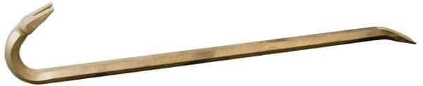 Ampco - 24" OAL Nonsparking Wrecking Bar - 1-1/4" Wide - Top Tool & Supply