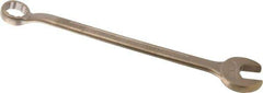 Ampco - 1" 12 Point Offset Combination Wrench - 15° Offset Angle, 13-1/4" OAL, Aluminum Bronze, Plain Finish - Top Tool & Supply