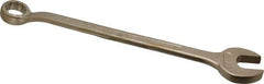 Ampco - 1-1/8" 12 Point Offset Combination Wrench - 15° Offset Angle, 17" OAL, Aluminum Bronze, Plain Finish - Top Tool & Supply