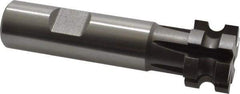 Keo - 1/8" Radius, 1/4" Circle Diam, 1" Cutter Diam, 5/8" Cutting Width, Shank Connection, Concave Radius Cutter - 3/4" Shank Diam, 3-1/2" OAL, High Speed Steel, Uncoated, 6 Teeth, Weldon Flat - Top Tool & Supply