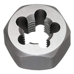 Titan USA - Hex Rethreading Dies; Thread Size: M16x2.00 ; Hex Size (Inch): 1-7/16 ; Material: Carbon Steel ; Thread Direction: Right Hand ; Thread Standard: Metric Coarse ; Series/List: 796 - Exact Industrial Supply