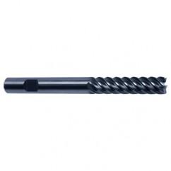 16mm Dia. - 150mm OAL - 45° Helix Bright Carbide End Mill - 6 FL - Top Tool & Supply