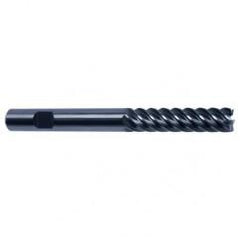 16mm Dia. - 150mm OAL - 45° Helix Bright Carbide End Mill - 6 FL - Top Tool & Supply