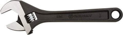 Crescent - 15/16" Jaw Capacity, 6" Standard Adjustable Wrench - Steel, Black Finish, 6" OAL - Top Tool & Supply