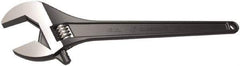 Crescent - 2-1/16" Jaw Capacity, 18" Standard Adjustable Wrench - Steel, Black Finish, 18" OAL - Top Tool & Supply