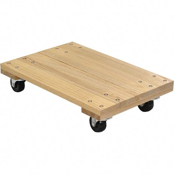 Vestil - 900 Lb Capacity Hardwood Dolly - 24" Long x 16" Wide - Top Tool & Supply