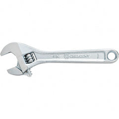 Adjustable Wrench: Chrome-Plated