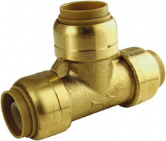 SharkBite - Brass & Chrome Pipe Fittings Type: Tee Fitting Size: 1/2 - Top Tool & Supply