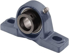 Tritan - 1-1/4" ID, 6.5748" OAL x 3.6614" OAH Pillow Block - 3,440 Lb Static Cap, 5,780 Lb Dyn Cap, 5" Btw Mnt Hole Ctrs, 1-7/8" Base-to-Ctr Ht, Cast Iron/Steel - Top Tool & Supply