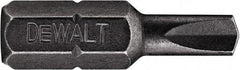 DeWALT - 3/16 Clutch Type G Screwdriver Bit - 1/4" Hex Drive, 1" OAL - Top Tool & Supply