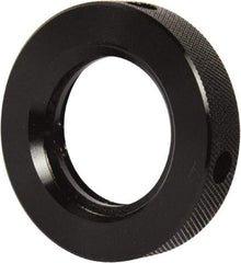 Gibraltar - 1-1/2 - 5 Acme Steel Right Hand Hex Jam Nut - 2-1/4" Across Flats, 1/2" High, Black Oxide Finish, 2G Class of Fit - Top Tool & Supply