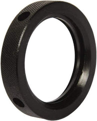 Gibraltar - 2-5 Acme Steel Right Hand Hex Jam Nut - 2-1/2" Across Flats, 1/2" High, Black Oxide Finish, 2G Class of Fit - Top Tool & Supply