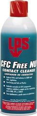 LPS - 11 Ounce Aerosol Contact Cleaner - 0°F Flash Point, Flammable, Food Grade, Plastic Safe - Top Tool & Supply