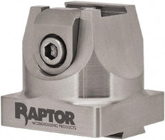 Raptor Workholding - 3/4" Jaw Width, 2" High x 2.07" Long x 2.07" Wide Dovetail Vise - For Use with 4 & 5 Axis Workholding Systems - Top Tool & Supply