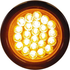 Buyers Products - 6 Flash Rate, Recessed Mount Emergency Strobe Light Assembly - Powered by 12 to 24 Volts, Amber - Top Tool & Supply