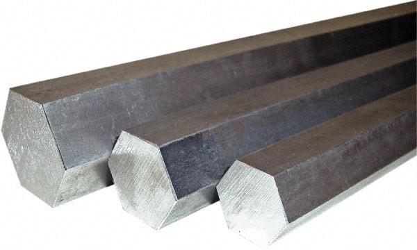 Value Collection - 3" Width Across Flats x 6' Long, Steel Hexagon Bar - Material Specification ASTM A108 - Top Tool & Supply