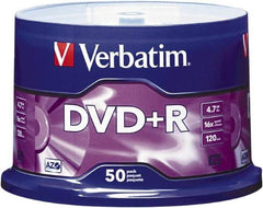 Verbatim - Silver DVD+R Disc - Use with DVD+R - Top Tool & Supply