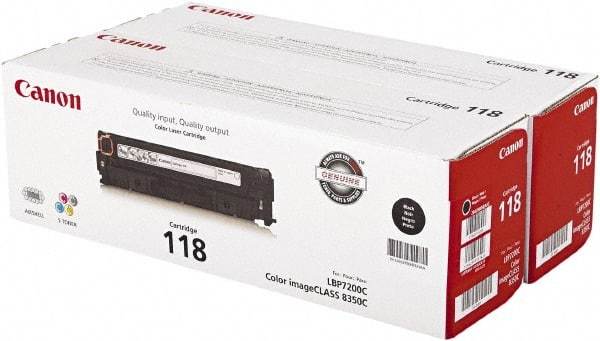 Canon - Black Toner Cartridge - Use with Canon imageCLASS LBP7200Cdn, LBP7660Cdn, MF8350Cdn, MF8380Cdw, MF8580Cdw - Top Tool & Supply