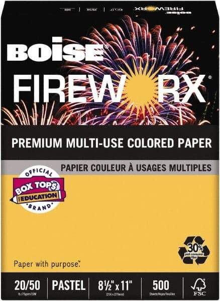 Boise - Golden Glimmer Colored Copy Paper - Use with Laser Printers, Copiers, Plain Paper Fax Machines, Multifunction Machines - Top Tool & Supply