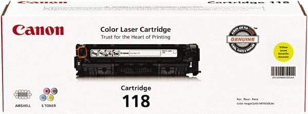 Canon - Yellow Toner Cartridge - Use with Canon imageCLASS LBP7200Cdn, LBP7660Cdn, MF8350Cdn, MF8380Cdw, MF8580Cdw - Top Tool & Supply