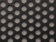 Value Collection - 36 x 40 x 0.075" Perforated Carbon Steel Sheet - 1/2" Staggered Round Holes, 11/16" Hole Spacing - Top Tool & Supply