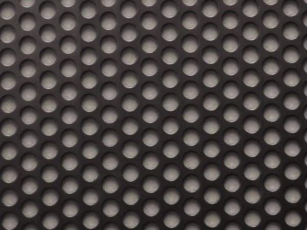 Value Collection - 36 x 40 x 0.06" Perforated Carbon Steel Sheet - 5/16" Staggered Round Holes, 7/16" Hole Spacing - Top Tool & Supply