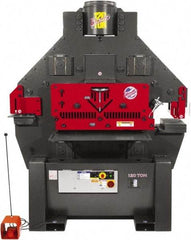 Edwards Manufacturing - 11" Throat Depth, 120 Ton Punch Pressure, 1-1/2" in 1" Punch Capacity Ironworker - 3 Phase, 230 Volts - Top Tool & Supply