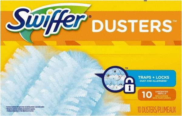 Swiffer - 6" Long Fiber Duster - 6" OAL, Light Blue - Top Tool & Supply