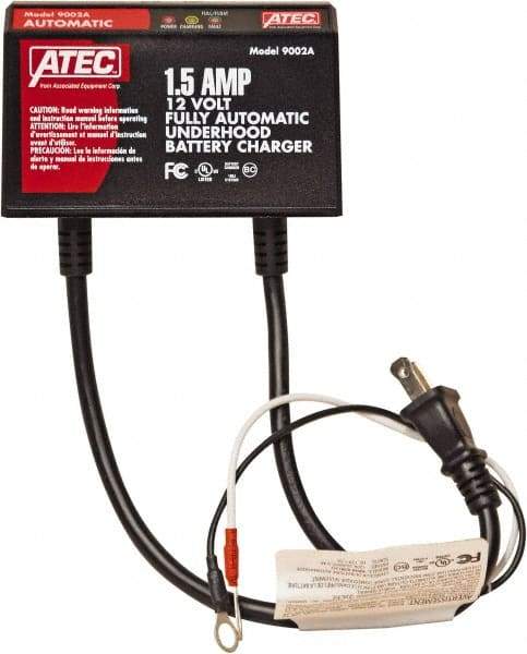 ATEC - 12 Volt Automatic Charger/Maintainer - 1.5 Amps - Top Tool & Supply