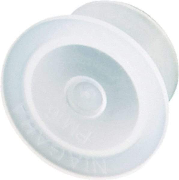 Caplugs - 13.72" ID, Push-On, Round Head Cap - 21.49mm OD, Low-Density Polyethylene, Yellow Tint - Top Tool & Supply