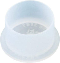 Caplugs - 0.721" ID, Push-On, Round Head Cap - 43/64" Long, Low-Density Polyethylene, Natural (Color) - Top Tool & Supply